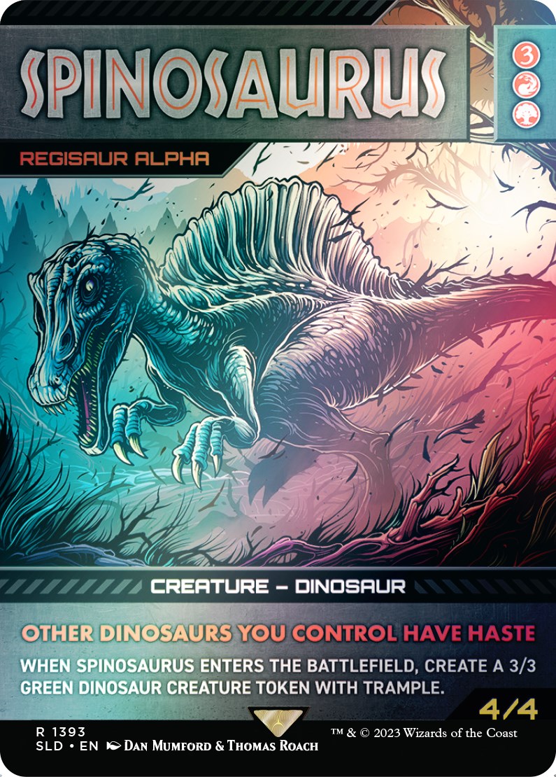 Spinosaurus - Regisaur Alpha (Rainbow Foil) [Secret Lair Drop Series] | Gaming Infinity