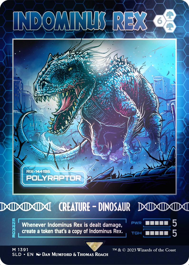 Indominus Rex - Polyraptor (Rainbow Foil) [Secret Lair Drop Series] | Gaming Infinity