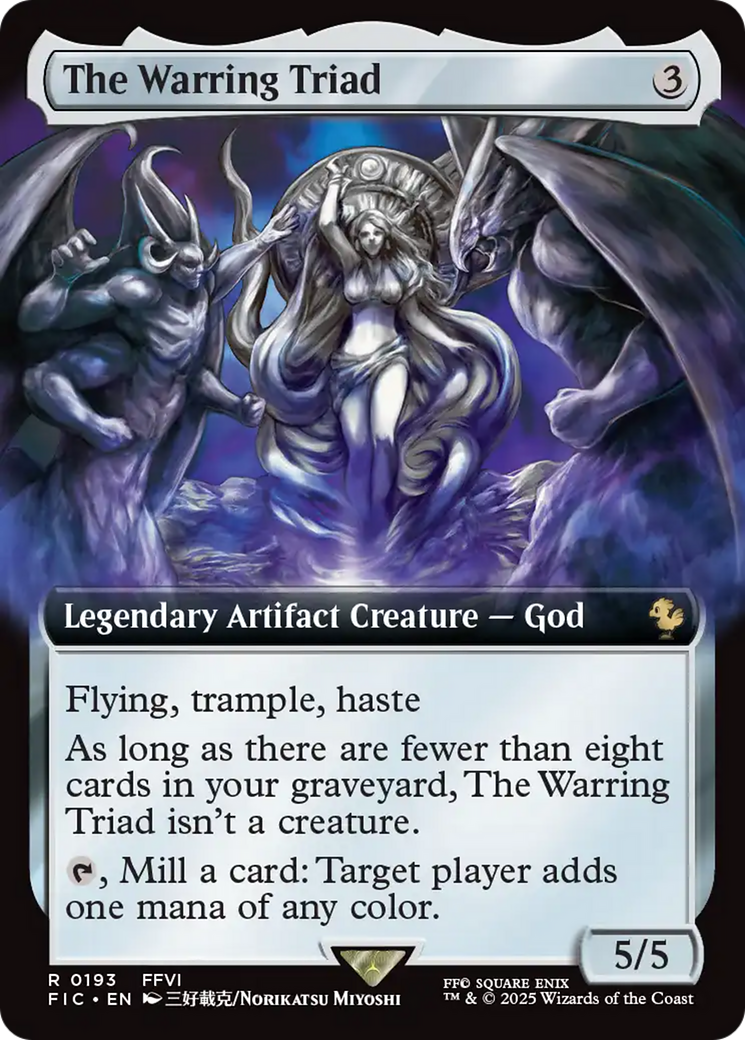 The Warring Triad (Extended Art) [FINAL FANTASY Commander] | Gaming Infinity
