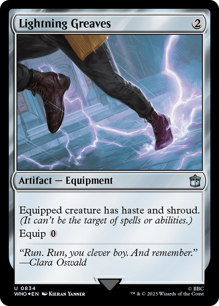 Lightning Greaves (Surge Foil) [Doctor Who] | Gaming Infinity