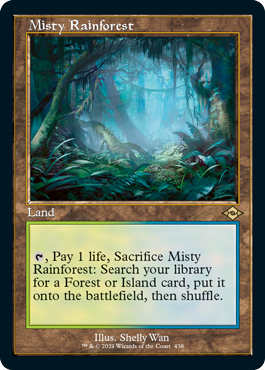 Misty Rainforest (Retro Foil Etched) [Modern Horizons 2] | Gaming Infinity