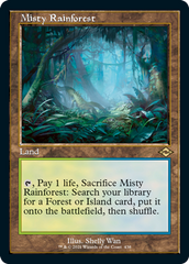 Misty Rainforest (Retro Foil Etched) [Modern Horizons 2] | Gaming Infinity