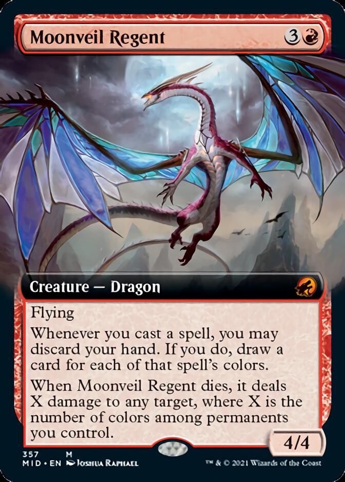 Moonveil Regent (Extended Art) [Innistrad: Midnight Hunt] | Gaming Infinity