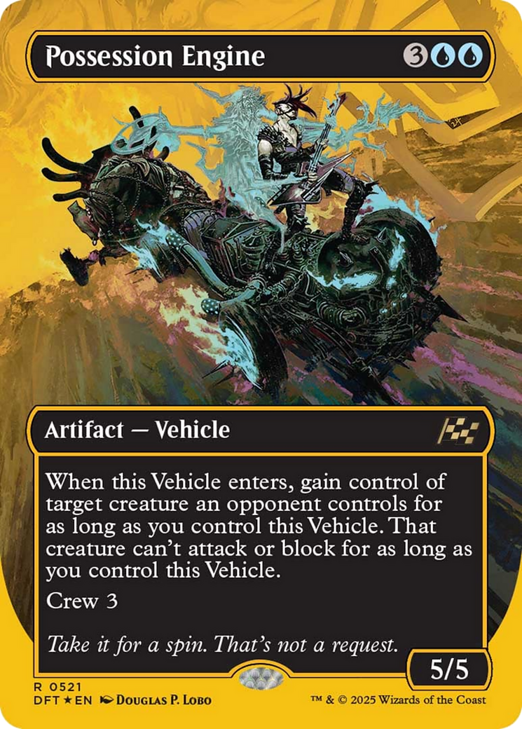 Possession Engine (Borderless) (First-Place Foil) [Aetherdrift] | Gaming Infinity