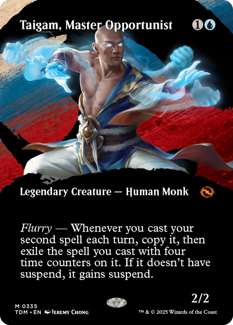 Taigam, Master Opportunist (Borderless) [Tarkir: Dragonstorm] | Gaming Infinity