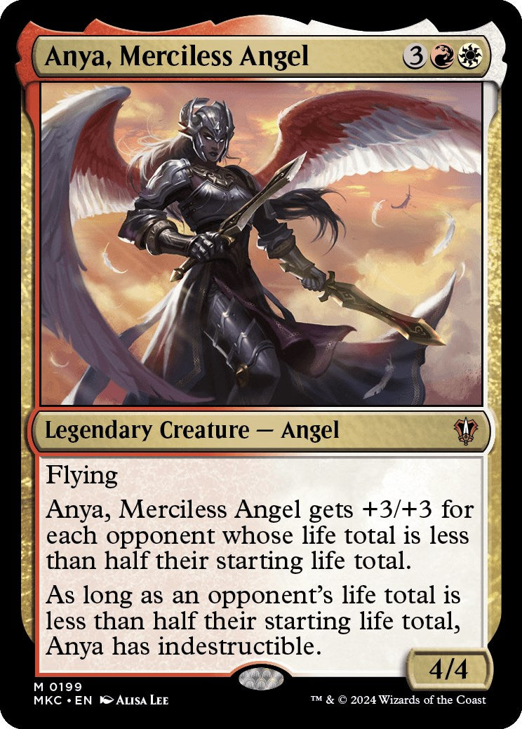 Anya, Merciless Angel [Murders at Karlov Manor Commander] | Gaming Infinity