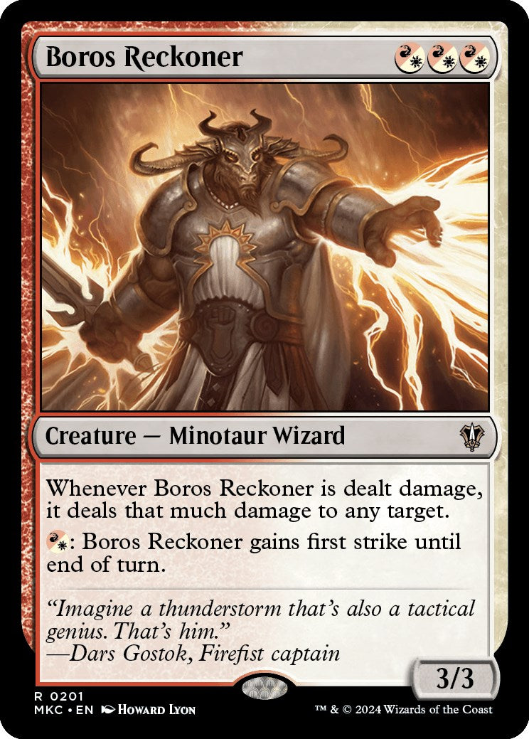 Boros Reckoner [Murders at Karlov Manor Commander] | Gaming Infinity