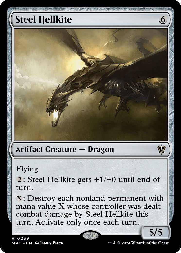 Steel Hellkite [Murders at Karlov Manor Commander] | Gaming Infinity