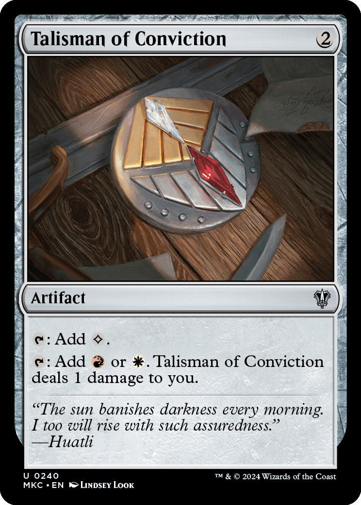 Talisman of Conviction [Murders at Karlov Manor Commander] | Gaming Infinity