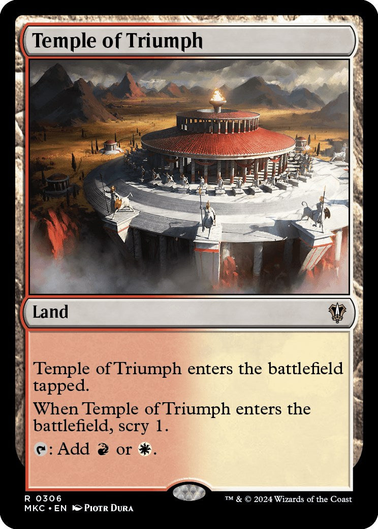 Temple of Triumph [Murders at Karlov Manor Commander] | Gaming Infinity