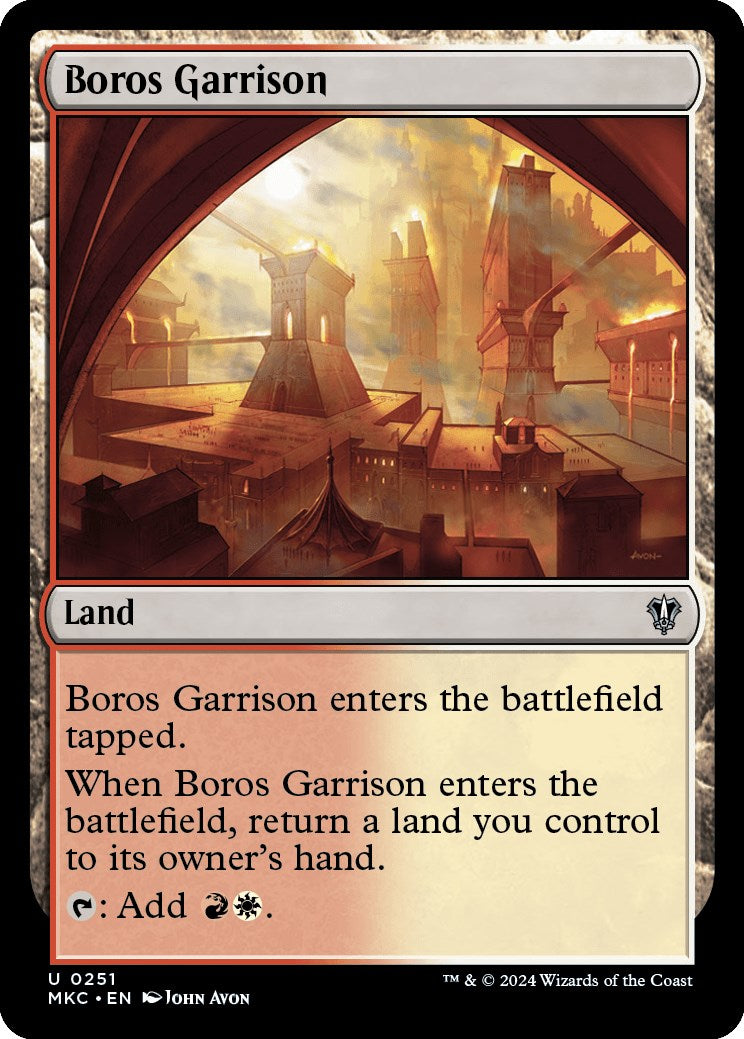 Boros Garrison [Murders at Karlov Manor Commander] | Gaming Infinity