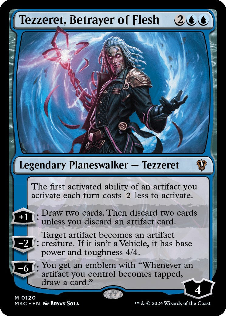 Tezzeret, Betrayer of Flesh [Murders at Karlov Manor Commander] | Gaming Infinity