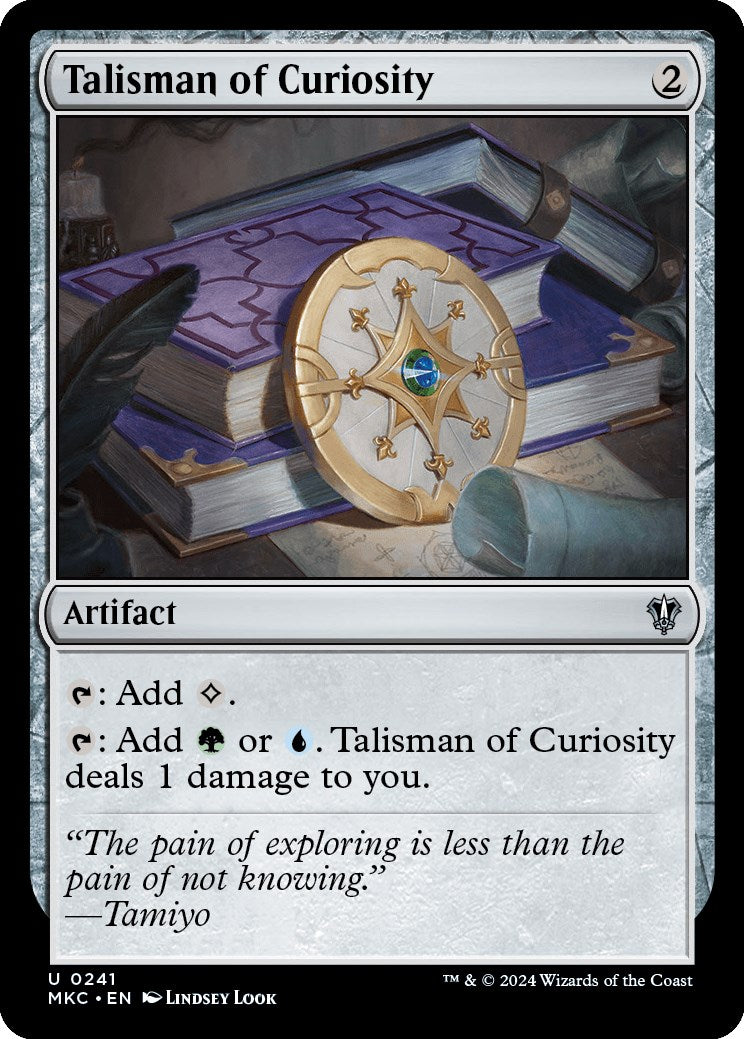 Talisman of Curiosity [Murders at Karlov Manor Commander] | Gaming Infinity