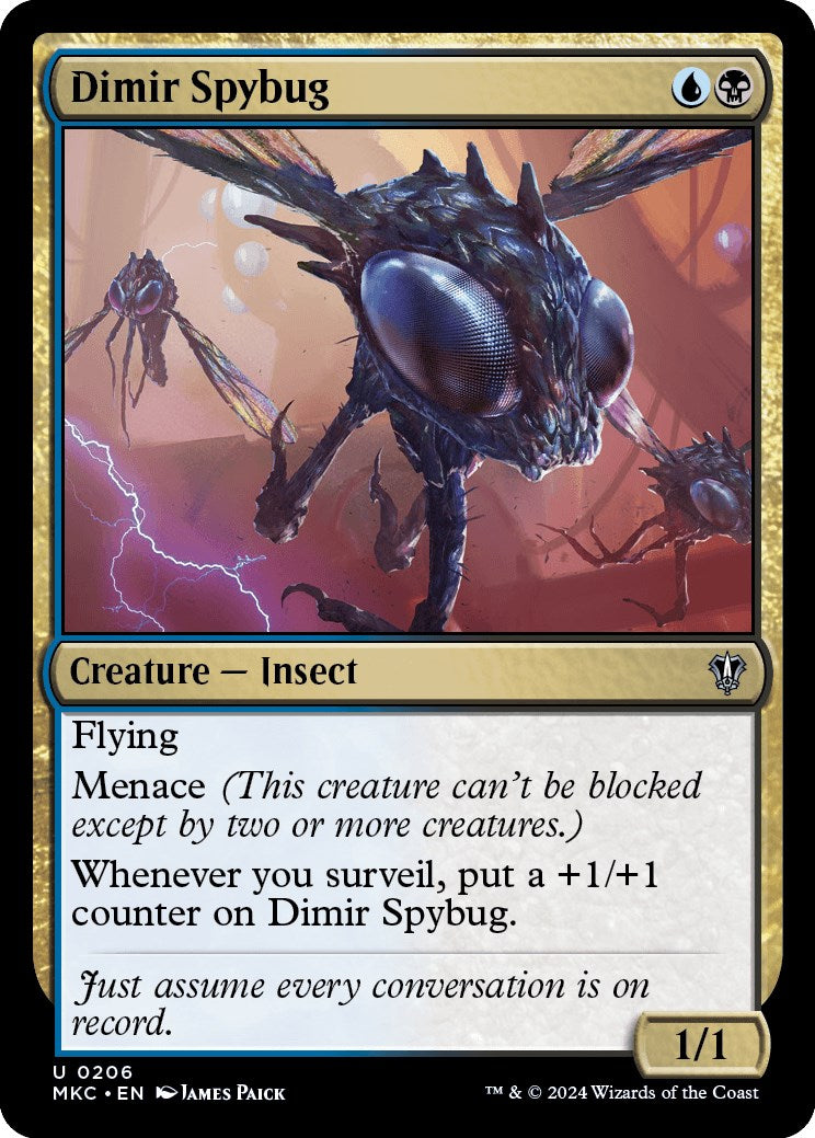 Dimir Spybug [Murders at Karlov Manor Commander] | Gaming Infinity