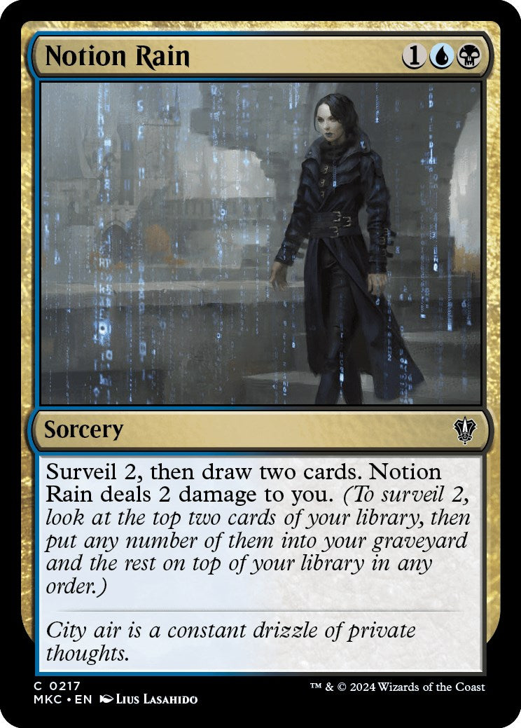 Notion Rain [Murders at Karlov Manor Commander] | Gaming Infinity