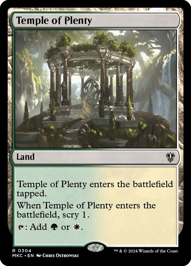 Temple of Plenty [Murders at Karlov Manor Commander] | Gaming Infinity