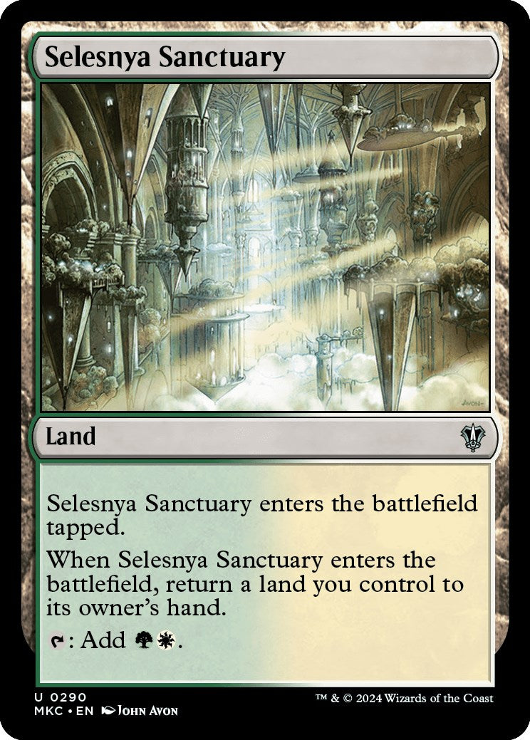 Selesnya Sanctuary [Murders at Karlov Manor Commander] | Gaming Infinity