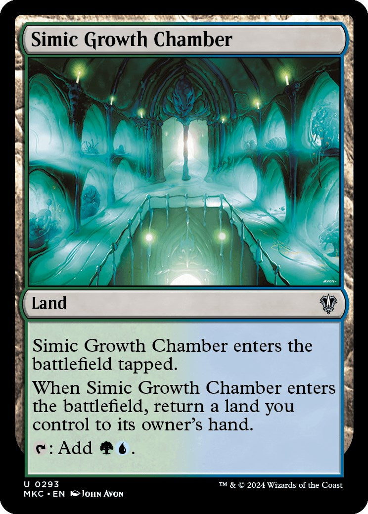Simic Growth Chamber [Murders at Karlov Manor Commander] | Gaming Infinity