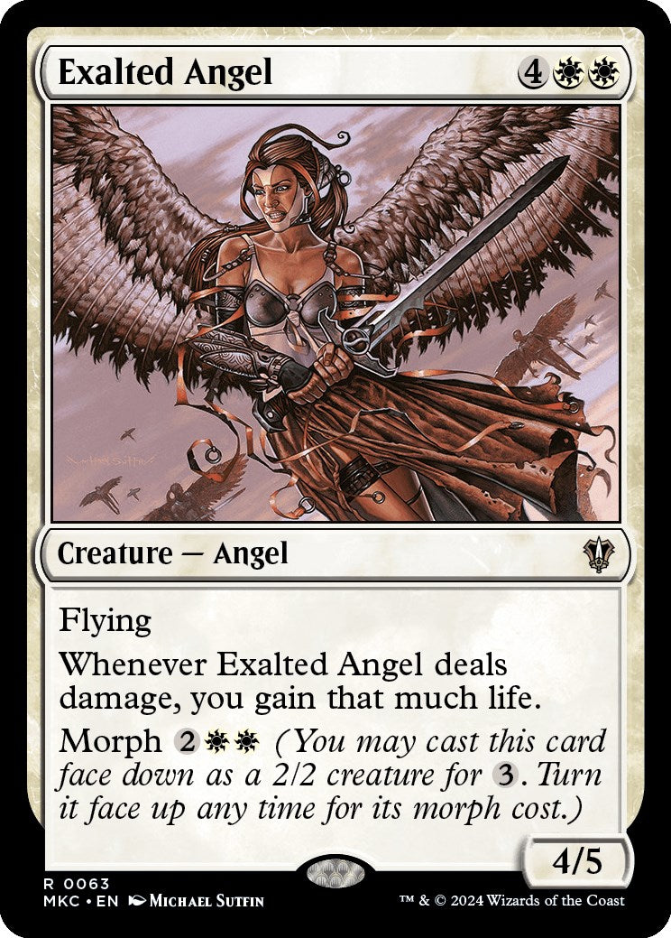 Exalted Angel [Murders at Karlov Manor Commander] | Gaming Infinity