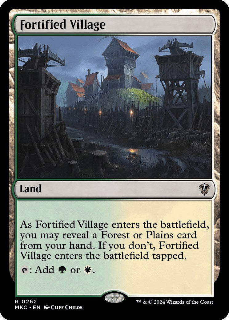 Fortified Village [Murders at Karlov Manor Commander] | Gaming Infinity
