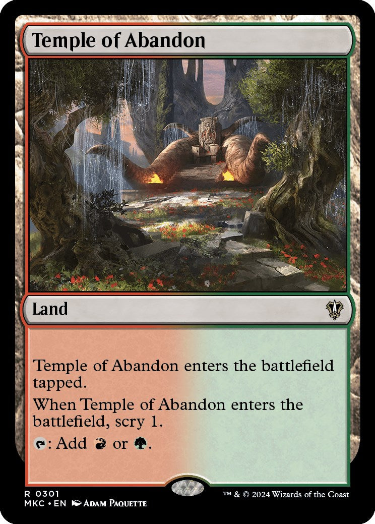 Temple of Abandon [Murders at Karlov Manor Commander] | Gaming Infinity