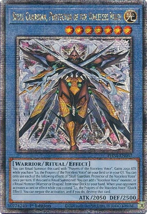 Skull Guardian, Protector of the Voiceless Voice [PHNI-EN037] Quarter Century Secret Rare | Gaming Infinity