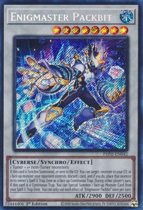 Enigmaster Packbit [PHNI-EN042] Secret Rare | Gaming Infinity