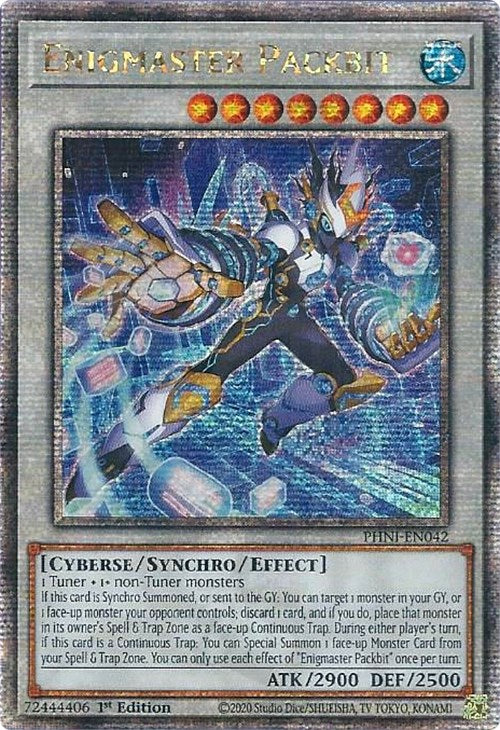 Enigmaster Packbit [PHNI-EN042] Quarter Century Secret Rare | Gaming Infinity