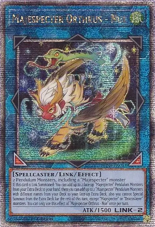 Majespecter Orthrus - Nue [PHNI-EN051] Quarter Century Secret Rare | Gaming Infinity