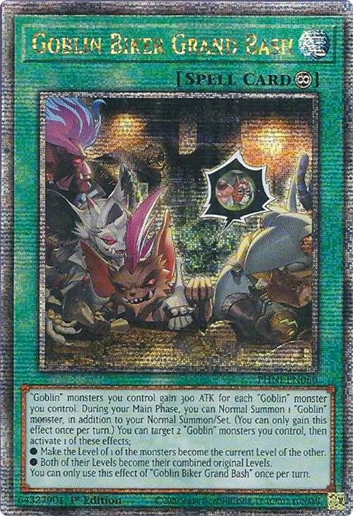 Goblin Biker Grand Bash [PHNI-EN060] Quarter Century Secret Rare | Gaming Infinity