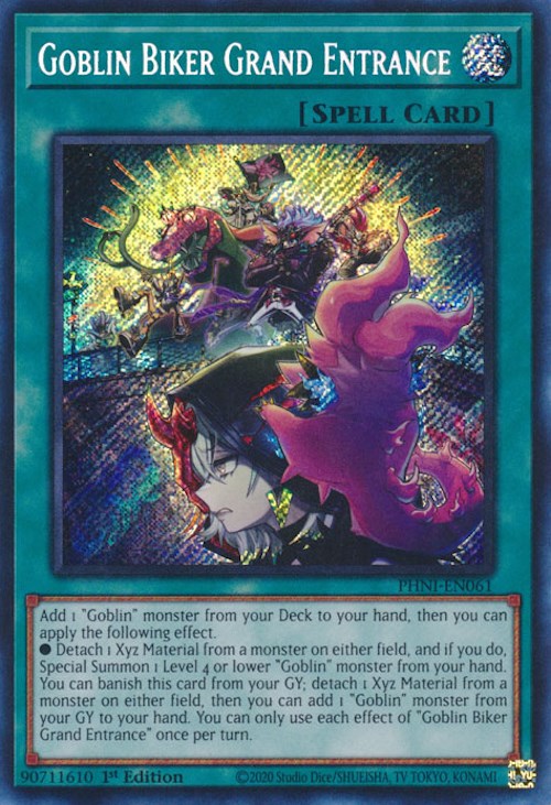 Goblin Biker Grand Entrance [PHNI-EN061] Secret Rare | Gaming Infinity