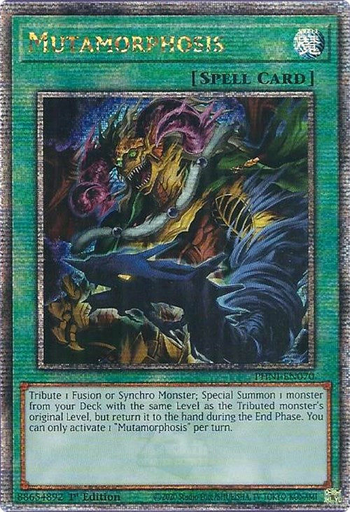 Mutamorphosis [PHNI-EN070] Quarter Century Secret Rare | Gaming Infinity