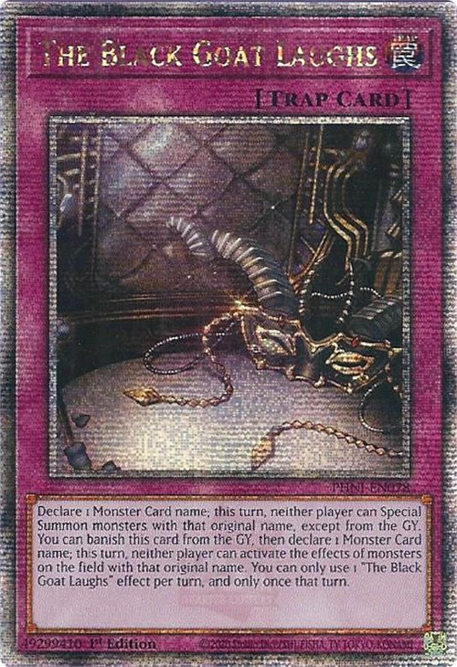 The Black Goat Laughs [PHNI-EN078] Quarter Century Secret Rare | Gaming Infinity