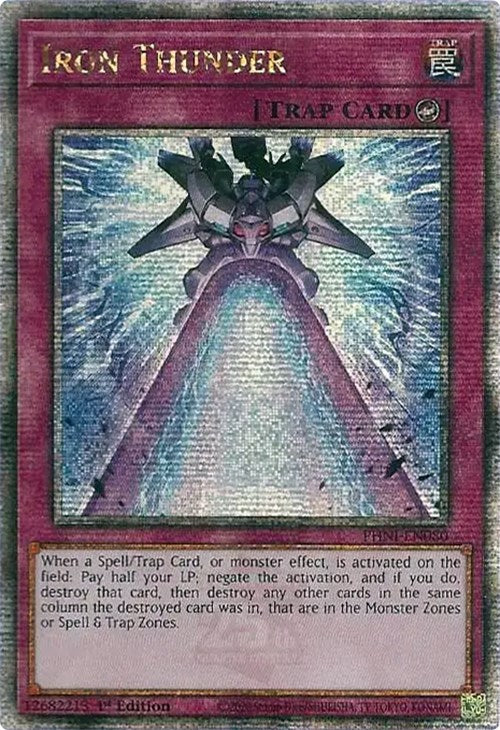 Iron Thunder [PHNI-EN080] Quarter Century Secret Rare | Gaming Infinity