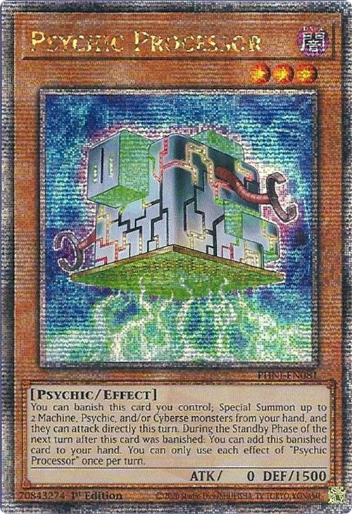 Psychic Processor [PHNI-EN081] Quarter Century Secret Rare | Gaming Infinity