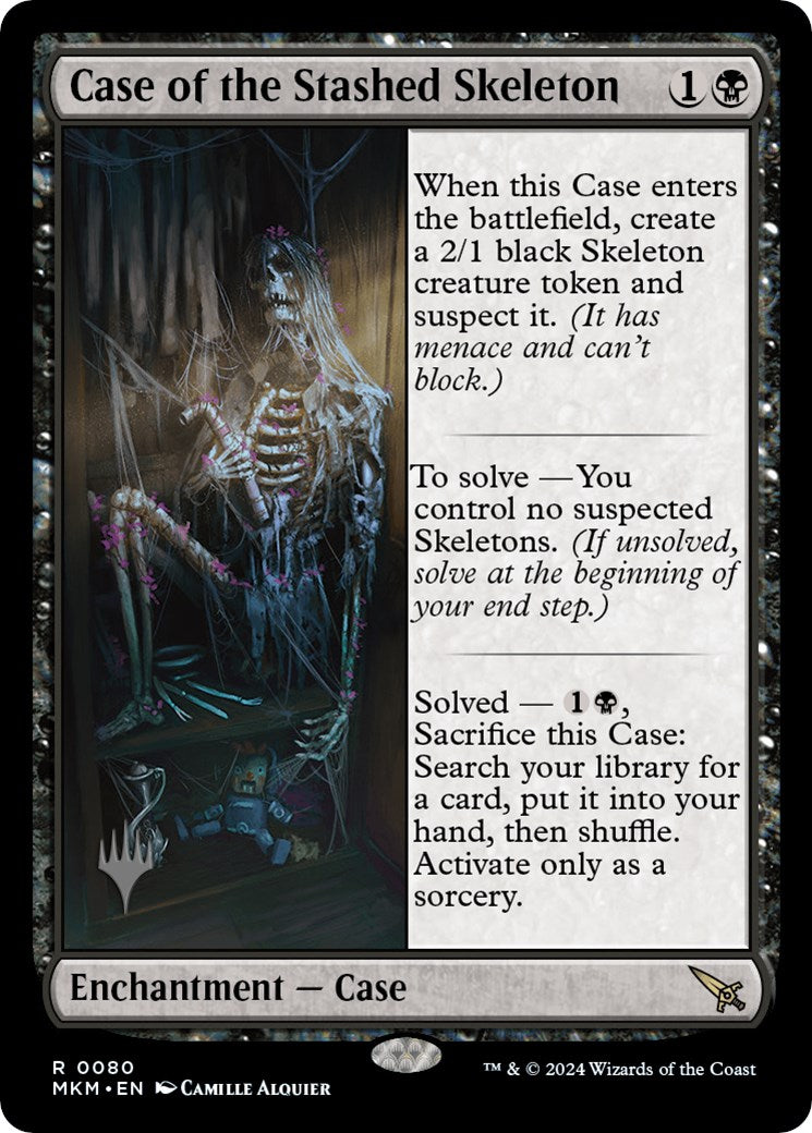 Case of the Stashed Skeleton (Promo Pack) [Murders at Karlov Manor Promos] | Gaming Infinity