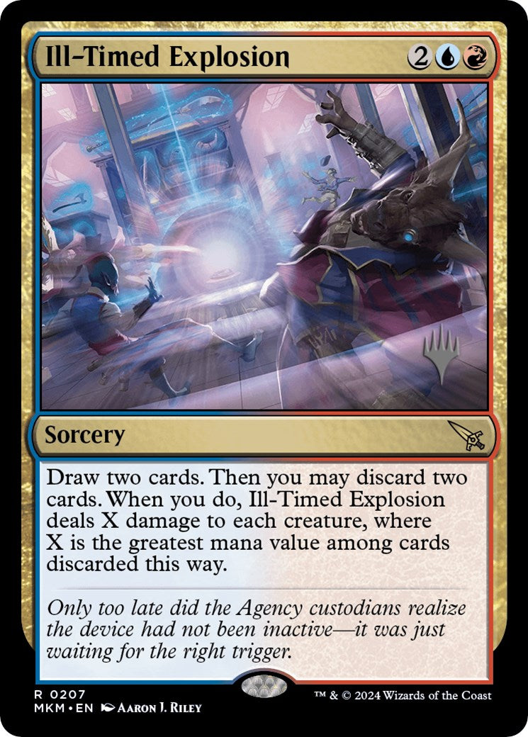 Ill-Timed Explosion (Promo Pack) [Murders at Karlov Manor Promos] | Gaming Infinity