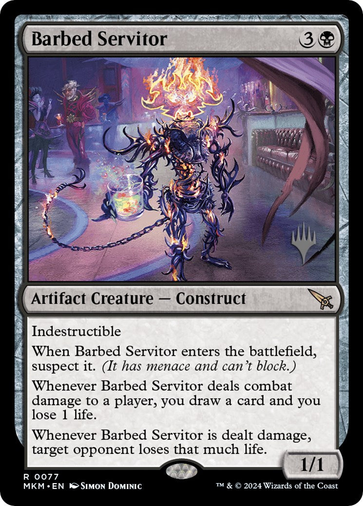 Barbed Servitor (Promo Pack) [Murders at Karlov Manor Promos] | Gaming Infinity