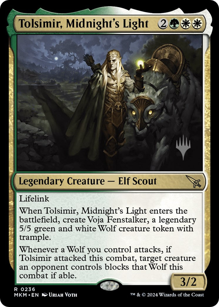 Tolsimir, Midnight's Light (Promo Pack) [Murders at Karlov Manor Promos] | Gaming Infinity