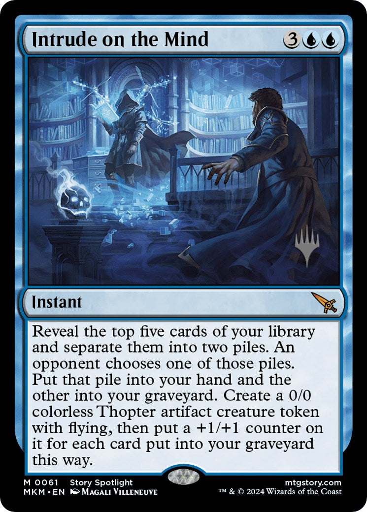 Intrude on the Mind (Promo Pack) [Murders at Karlov Manor Promos] | Gaming Infinity