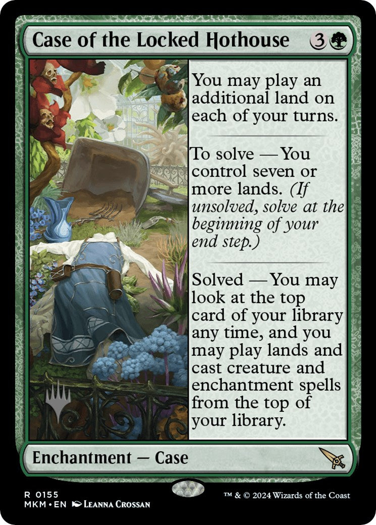 Case of the Locked Hothouse (Promo Pack) [Murders at Karlov Manor Promos] | Gaming Infinity