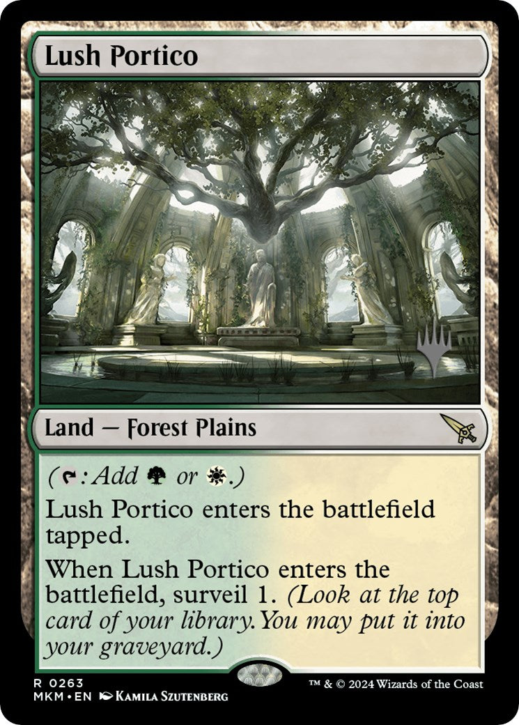 Lush Portico (Promo Pack) [Murders at Karlov Manor Promos] | Gaming Infinity