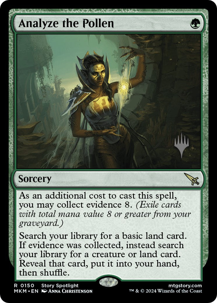 Analyze the Pollen (Promo Pack) [Murders at Karlov Manor Promos] | Gaming Infinity
