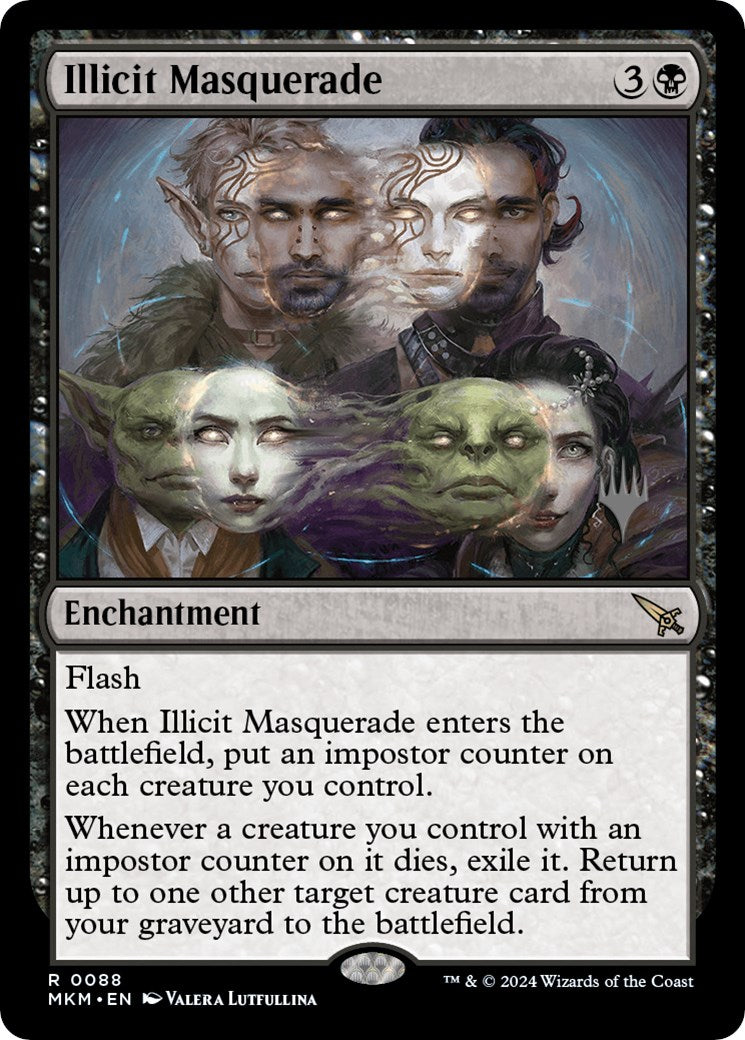 Illicit Masquerade (Promo Pack) [Murders at Karlov Manor Promos] | Gaming Infinity