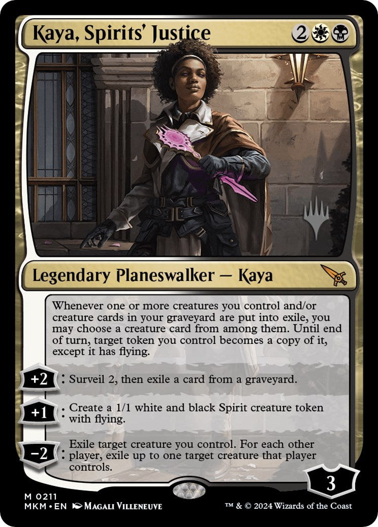 Kaya, Spirits' Justice (Promo Pack) [Murders at Karlov Manor Promos] | Gaming Infinity