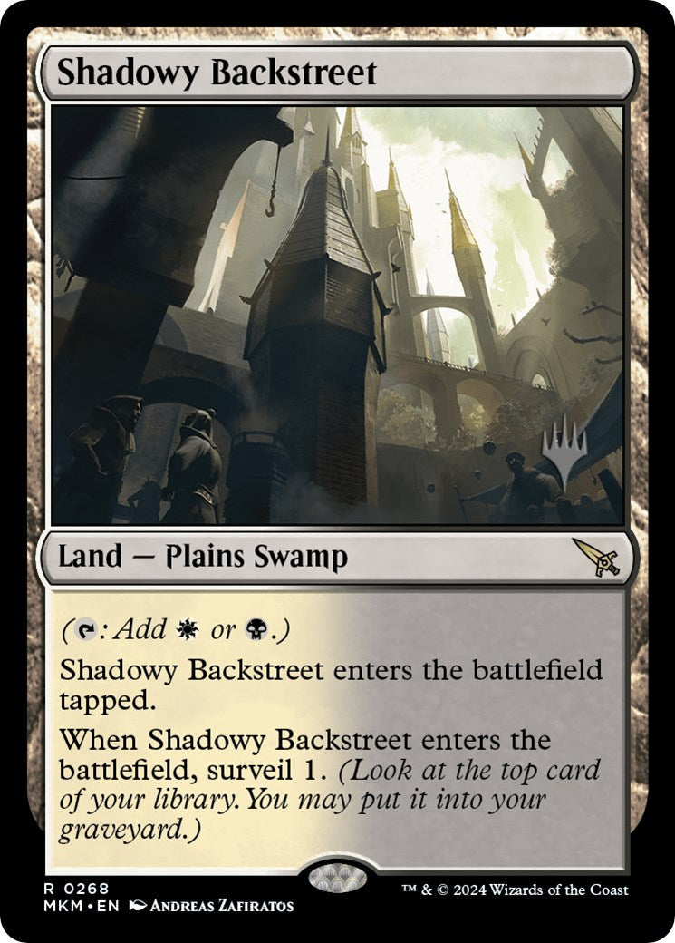 Shadowy Backstreet (Promo Pack) [Murders at Karlov Manor Promos] | Gaming Infinity