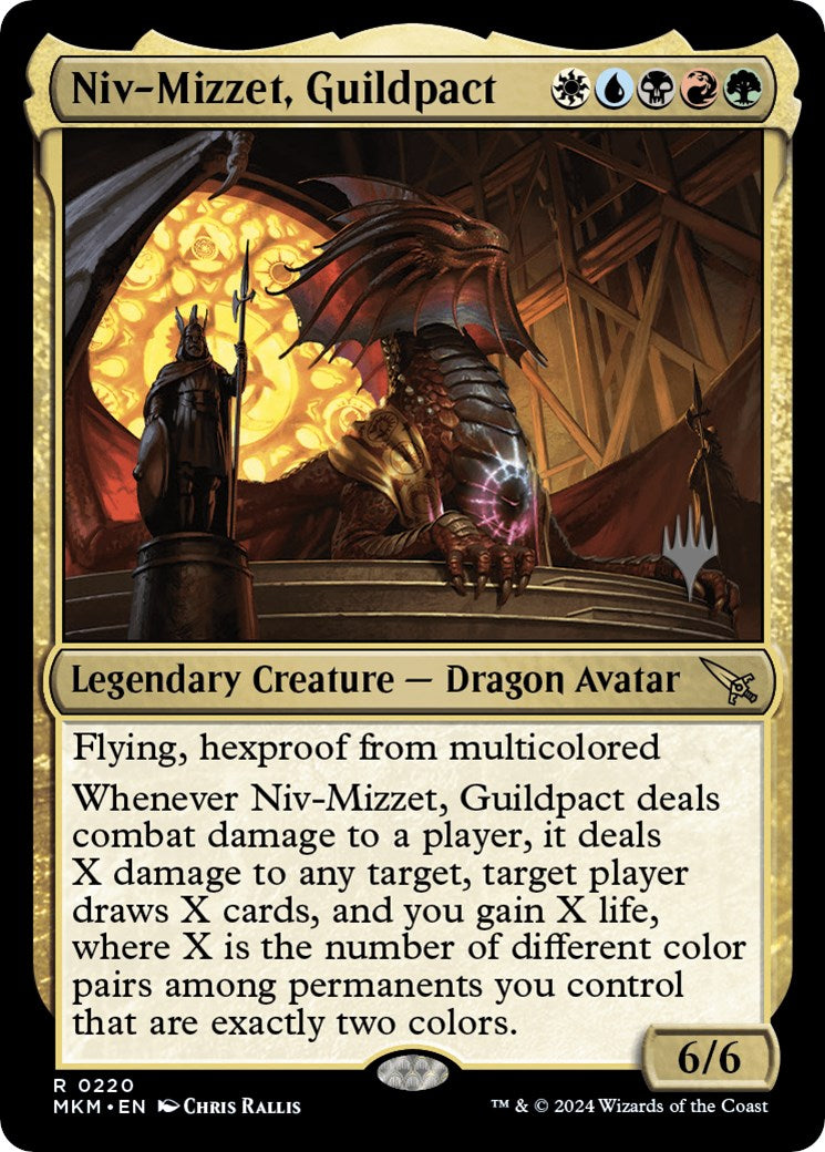 Niv-Mizzet, Guildpact (Promo Pack) [Murders at Karlov Manor Promos] | Gaming Infinity