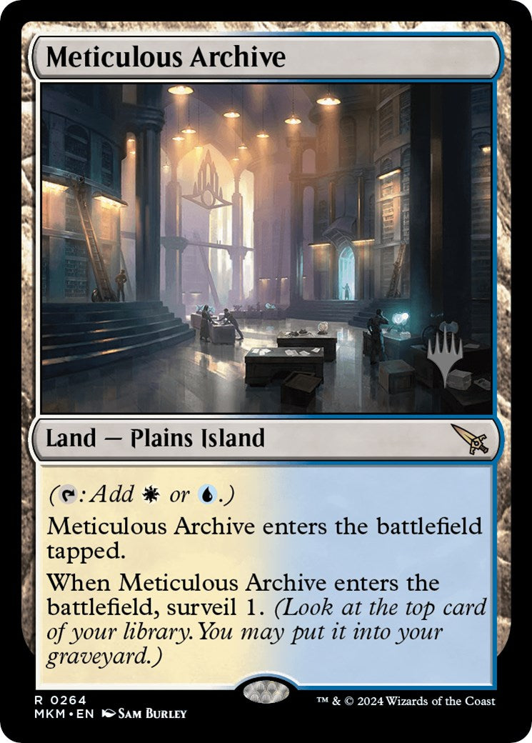 Meticulous Archive (Promo Pack) [Murders at Karlov Manor Promos] | Gaming Infinity