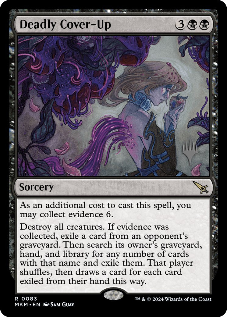 Deadly Cover-Up (Promo Pack) [Murders at Karlov Manor Promos] | Gaming Infinity