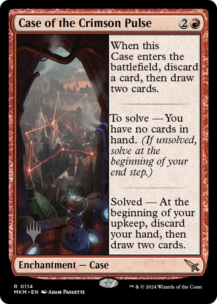 Case of the Crimson Pulse (Promo Pack) [Murders at Karlov Manor Promos] | Gaming Infinity